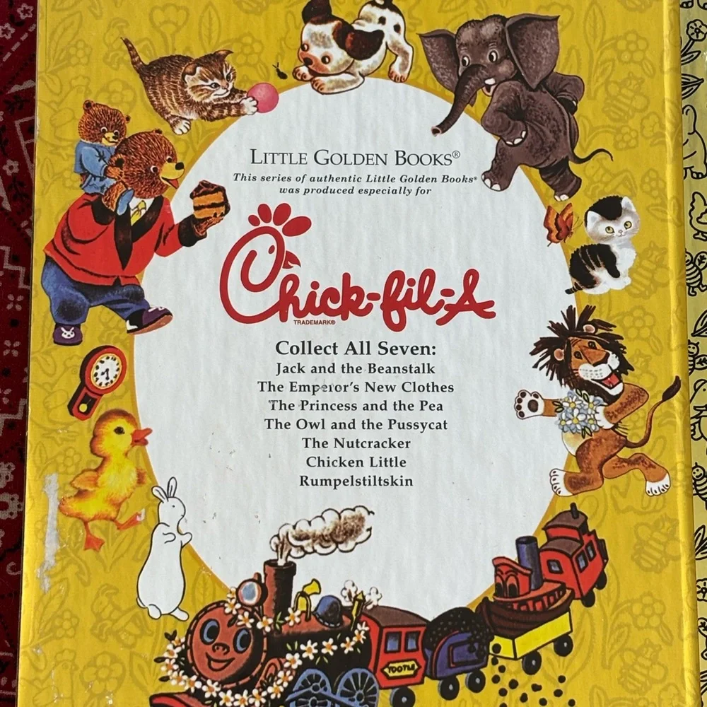 Jack & the Beanstalk Rumpelstiltskin Little Golden Books Chick-fil-A Series